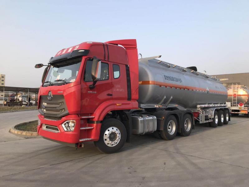 腐蚀性物品罐式运输半挂车